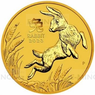 2023 - Australia 15 AUD Lunar Series III Year of the Rabbit 1/10 oz Au
Click to view the picture detail.