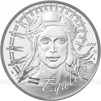 2018 - France 20 € Ag Marianne Égalité - proof
Click to view the picture detail.
