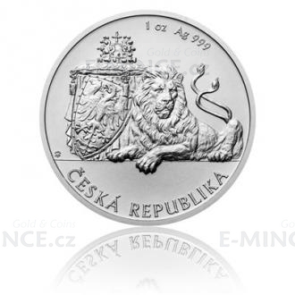 2019 - Niue 2 NZD Silver 1 oz Bullion Coin Czech Lion - Stand
Click to view the picture detail.