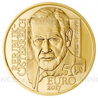 2017 - Austria 50 € Gold Coin Sigmund Freud - Proof
Click to view the picture detail.