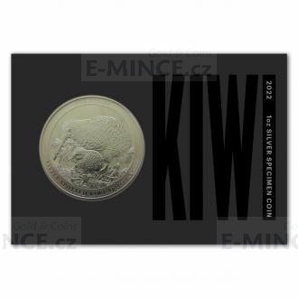 2022 - New Zealand 1 $ Kiwi Silver Specimen Coin
Click to view the picture detail.