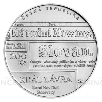 2021 - 200 CZK Karel Havlek Borovsk - UNC
Click to view the picture detail.