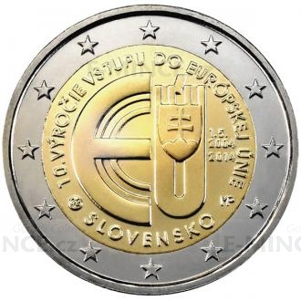 2014 - 2 € Slovakia - Entry of Slovakia to the European Union  - 10th anniversar - Unc
Click to view the picture detail.
