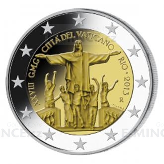 2013 - 2 € Vatican - 28th World Youth Day at Rio de Janeiro - Unc
Click to view the picture detail.