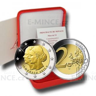 2011 - 2 € Monaco - The wedding of Prince Albert and Charlene Wittstock - Unc
Click to view the picture detail.
