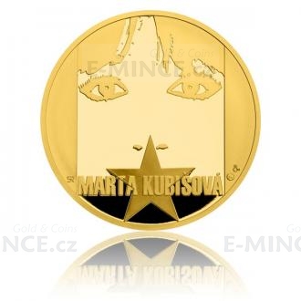 Gold One-Ounce Medal Marta Kubišová - Proof
Click to view the picture detail.