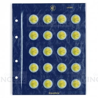 coin sheets VISTA, for 2-Euro coins
Click to view the picture detail.
