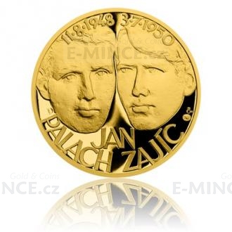 Gold ducat National Heroes - Jan Palach and Jan Zajc - proof
Click to view the picture detail.