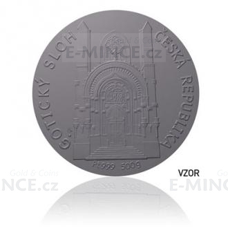 Platinum investment medal Gothic, The Church of Mother of God before Tyn - stand
Click to view the picture detail.
