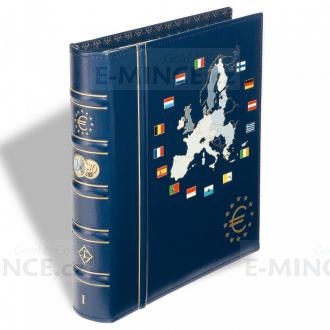 VISTA Euro Coin Album volume 1 for 12 coin sets, incl. slipcase, blue
Click to view the picture detail.