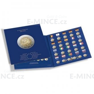 PRESSO Euro Collection for 2-Euro coins "10 years Euro-money cash" 
Click to view the picture detail.