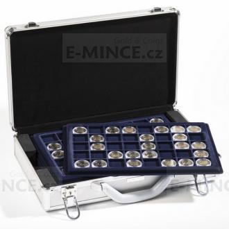 Coin case CARGO L6 for 240 2-Euro-coins in capsules, incl. 6 coin trays
Click to view the picture detail.