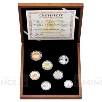 2021 - Czech Coin Set (Wood) - Proof
Click to view the picture detail.