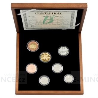 2022 - Czech Coin Set (Wood) - Proof
Click to view the picture detail.