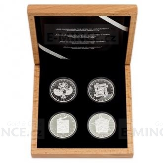 Set of four 2 oz silver coins Fateful Eights - proof
Click to view the picture detail.
