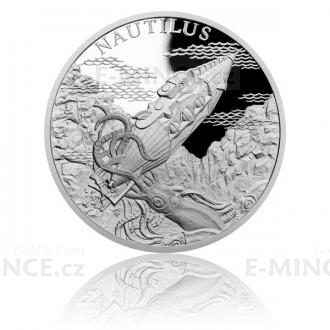 Silver Coin Fantastic World of Jules Verne - Submarine Nautilus - Proof
Click to view the picture detail.