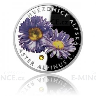 Silver coin Aster alpinus - proof
Click to view the picture detail.