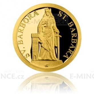 Gold coin Patrons - Saint Barbara - proof
Click to view the picture detail.