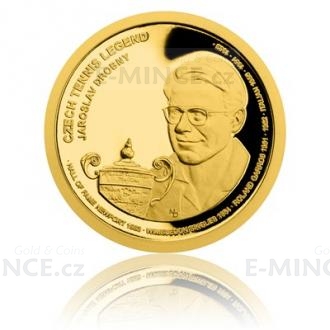 Gold Quarter-Ounce Coin Czech Tennis Legends - Jaroslav Drobn - Proof
Click to view the picture detail.