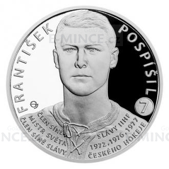 Silver Coin Legends of Czech Ice Hockey - Frantisek Pospisil - proof
Click to view the picture detail.