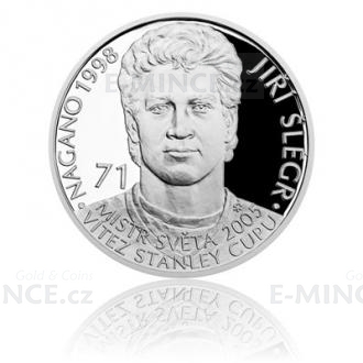 Silver Coin Legends of Czech Ice Hockey - Jiří Šlégr - proof
Click to view the picture detail.