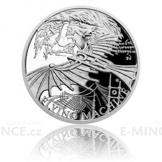 2019 - Niue 1 NZD Silver Coin Inventions of Leonardo da Vinci - Flying Machine - Proof
Click to view the picture detail.