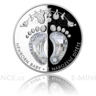 2019 - Niue 2 NZD Silver Crystal Coin - To the Birth of a Child - Proof
Click to view the picture detail.