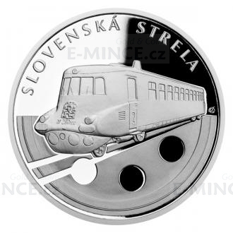 2019 - Niue 1 NZD Silver coin On Wheels - Express Train Slovak Arrow - proof
Click to view the picture detail.