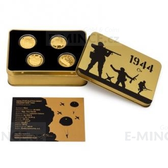 2019 - Niue 25 NZD Set of four Gold Coins War Year 1944 - Proof
Click to view the picture detail.