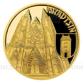 2019 - Niue 10 NZD Gold Quarter-ounce Formation of Royal Capital City of Prague - Hradany - Proof
Click to view the picture detail.