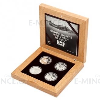 2019 - Niue 4 $ Set of Four Silver Coins Czechoslovak Pilots RAF - No. 68 Squadron - proof
Click to view the picture detail.