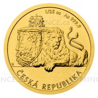 2019 - Niue 5 NZD Gold 1/25 Oz Coin Czech Lion - Standard
Click to view the picture detail.