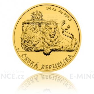 2019 - Niue 10 NZD Gold 1/4oz Coin Czech Lion 2019 - Standard
Click to view the picture detail.
