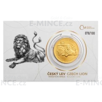 2019 - Niue 50 Niue Gold 1 oz Bullion Coin Czech Lion - Number Stand No. 20
Click to view the picture detail.