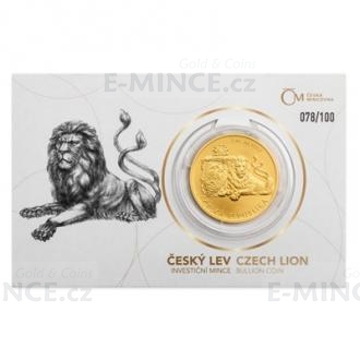 2019 - Niue 50 Niue Gold 1 oz Coin Czech Lion - Number 68
Click to view the picture detail.