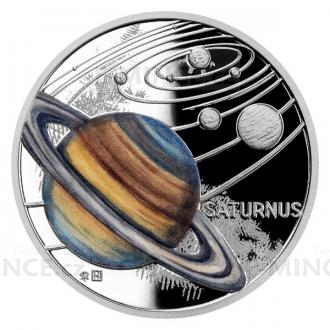 2021 - Niue 1 NZD Silver Coin Solar System - Saturn - Proof
Click to view the picture detail.