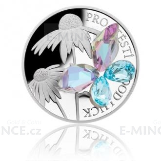 2019 - Niue 2 NZD Silver Crystal Coin - Good Luck 2019 - Proof
Click to view the picture detail.