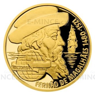 2020 - Niue 10 NZD Gold Quarter-Ounce Coin On Waves - Fernão de Magalhães - Proof
Click to view the picture detail.
