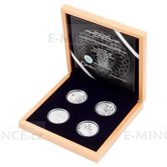 2020 - Niue 1 NZD Set of Four Silver Coins Notre-Dame Cathedral in Paris - Proof
Click to view the picture detail.