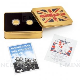2020 - Niue 10 NZD, 25 GBP Set of Two Gold Coins Battle of Britain - Proof
Click to view the picture detail.