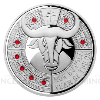 Silver Coin Crystal Coin - Year of the Ox - Proof
Click to view the picture detail.