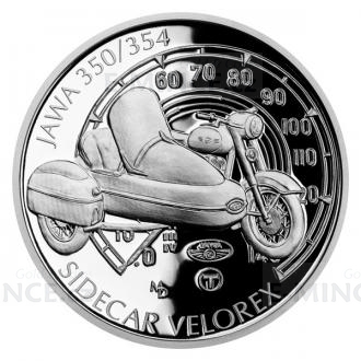 2021 - Niue 1 NZD Silver Coin On Wheels - Motorcycle JAWA 350/354 Sidecar - Proof
Click to view the picture detail.