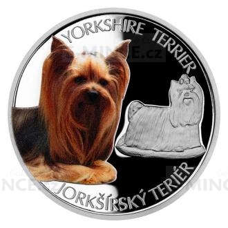 2021 - Niue 1 NZD Silver Coin Dog Breeds - Yorkshire Terier - Proof
Click to view the picture detail.