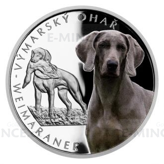 2022 - Niue 1 NZD Silver Coin Dog Breeds - Weimaraner - Proof
Click to view the picture detail.