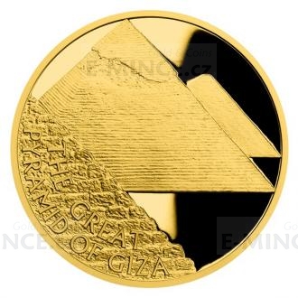Gold coin Seven Wonders of the Ancient World - The Great Pyramid of Giza - proof
Click to view the picture detail.
