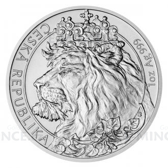2021 - Niue 2 NZD Silver 1 oz Bullion Coin Czech Lion - Standard
Click to view the picture detail.
