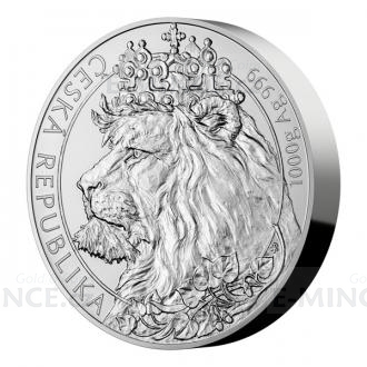 2021 - Niue 80 NZD Silver One-Kilo Coin Czech Lion - Standard
Click to view the picture detail.