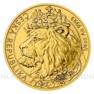2021 - Niue 10 NZD Gold 1/4oz Coin Czech Lion - Standard
Click to view the picture detail.