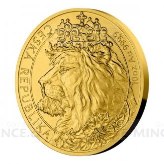 2021 - Niue 500 NZD Gold 10 oz Bullion Coin Czech Lion - Standart
Click to view the picture detail.