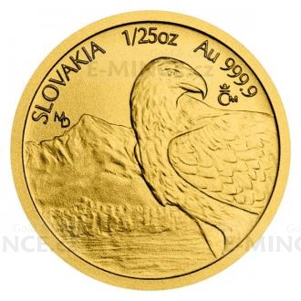 2020 - Niue 5 NZD Gold 1/25 Oz Coin Slovak Eagle / Adler - Standard
Click to view the picture detail.